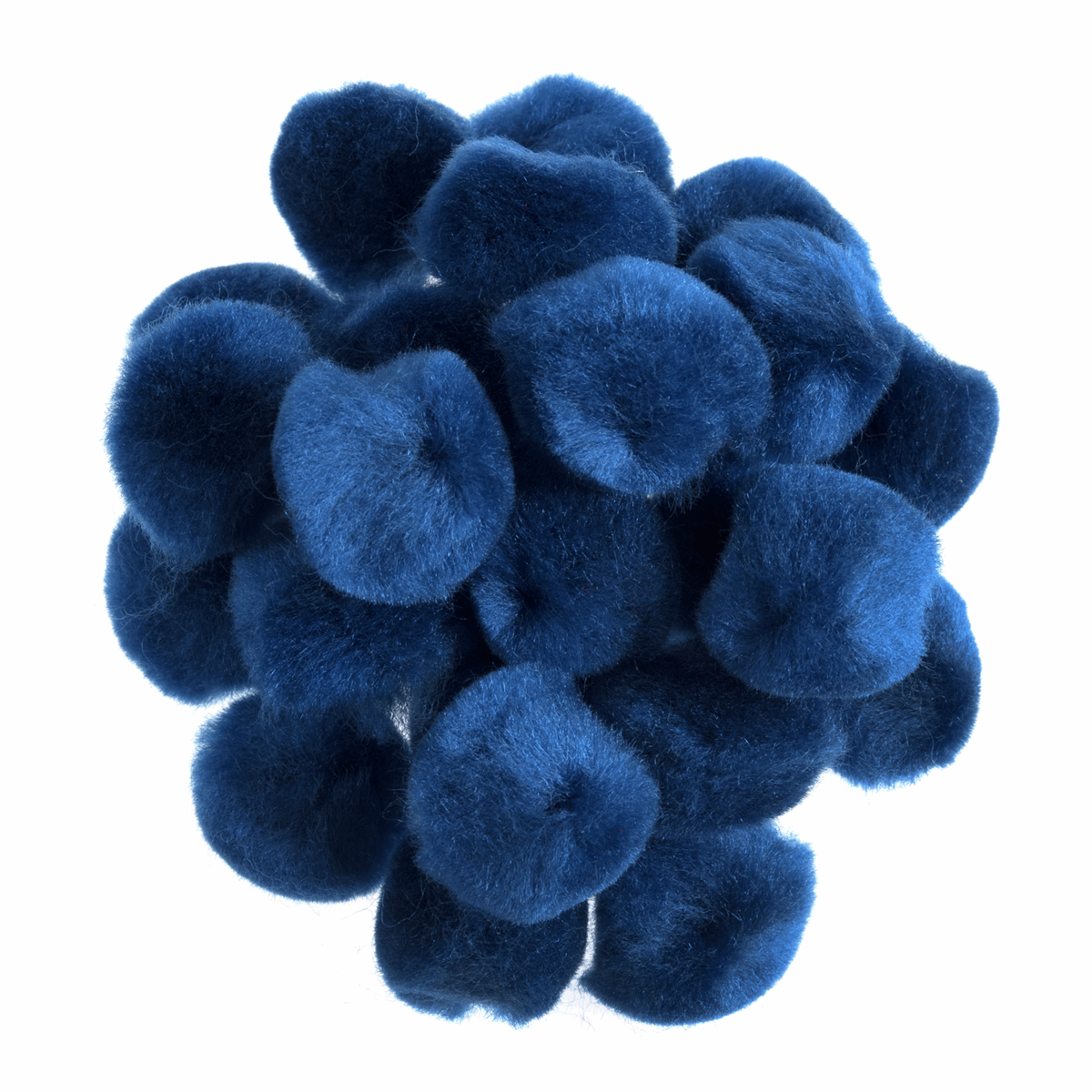 Pom Poms Solid Colour: Royal Blue: 2.5cm| 100 Pack Decorative Festive Craft Tools