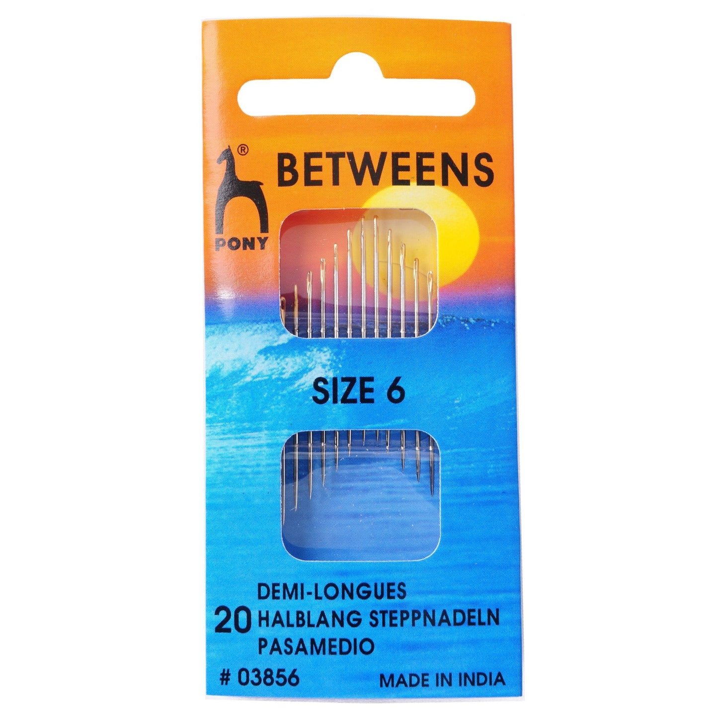 Pony Betweens Small Gold Eye Hand Sewing Needles Quilting Crafts - Select Size - Home - Crafts