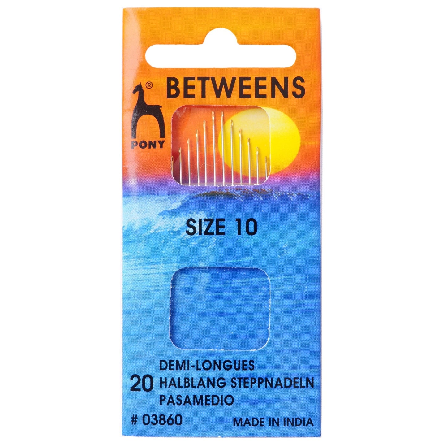 Pony Betweens Small Gold Eye Hand Sewing Needles Quilting Crafts - Select Size - Home - Crafts
