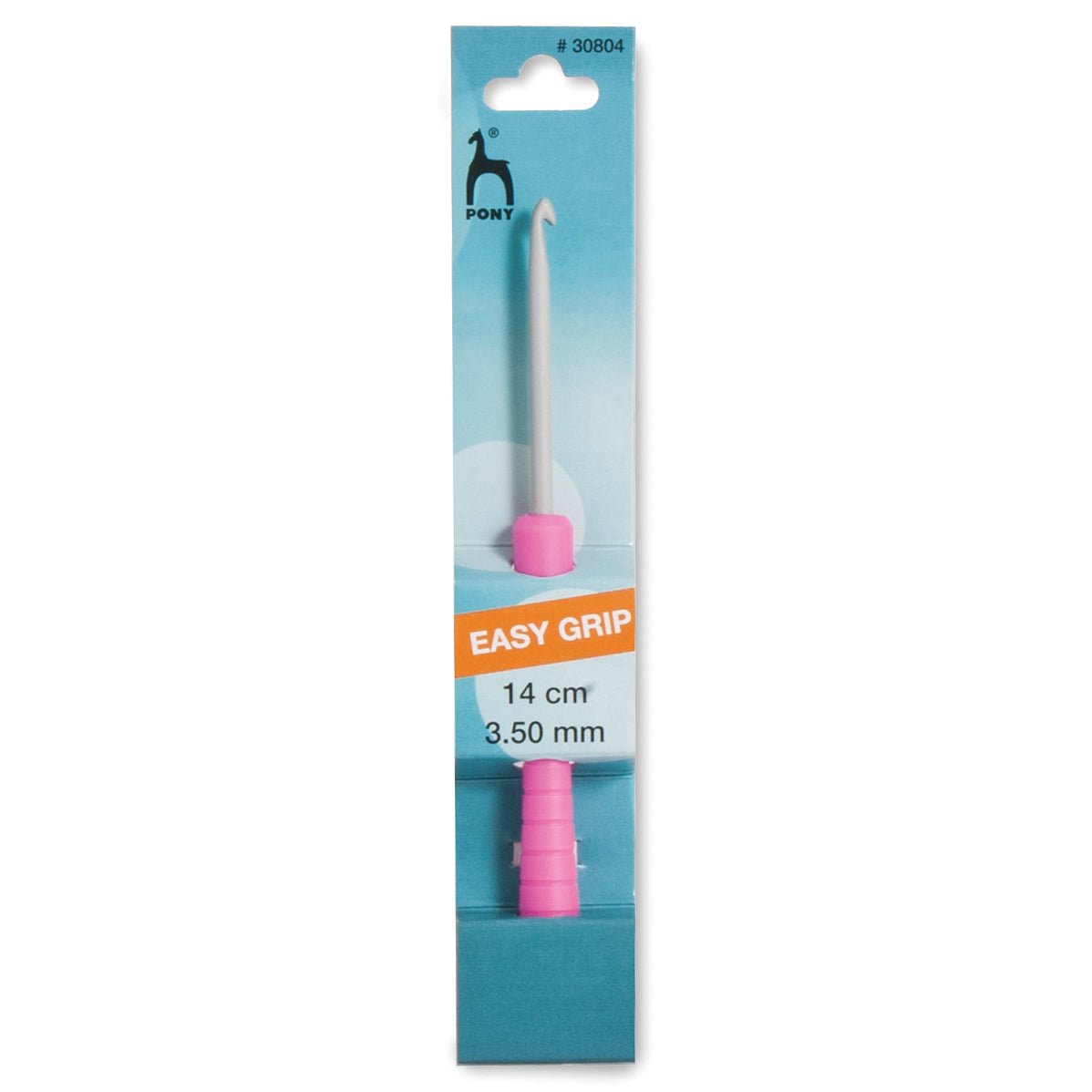 Pony Easy Grip Crochet Hook With Colour Coded Handle Crafts 14cm - Select Size - Home - Crafts