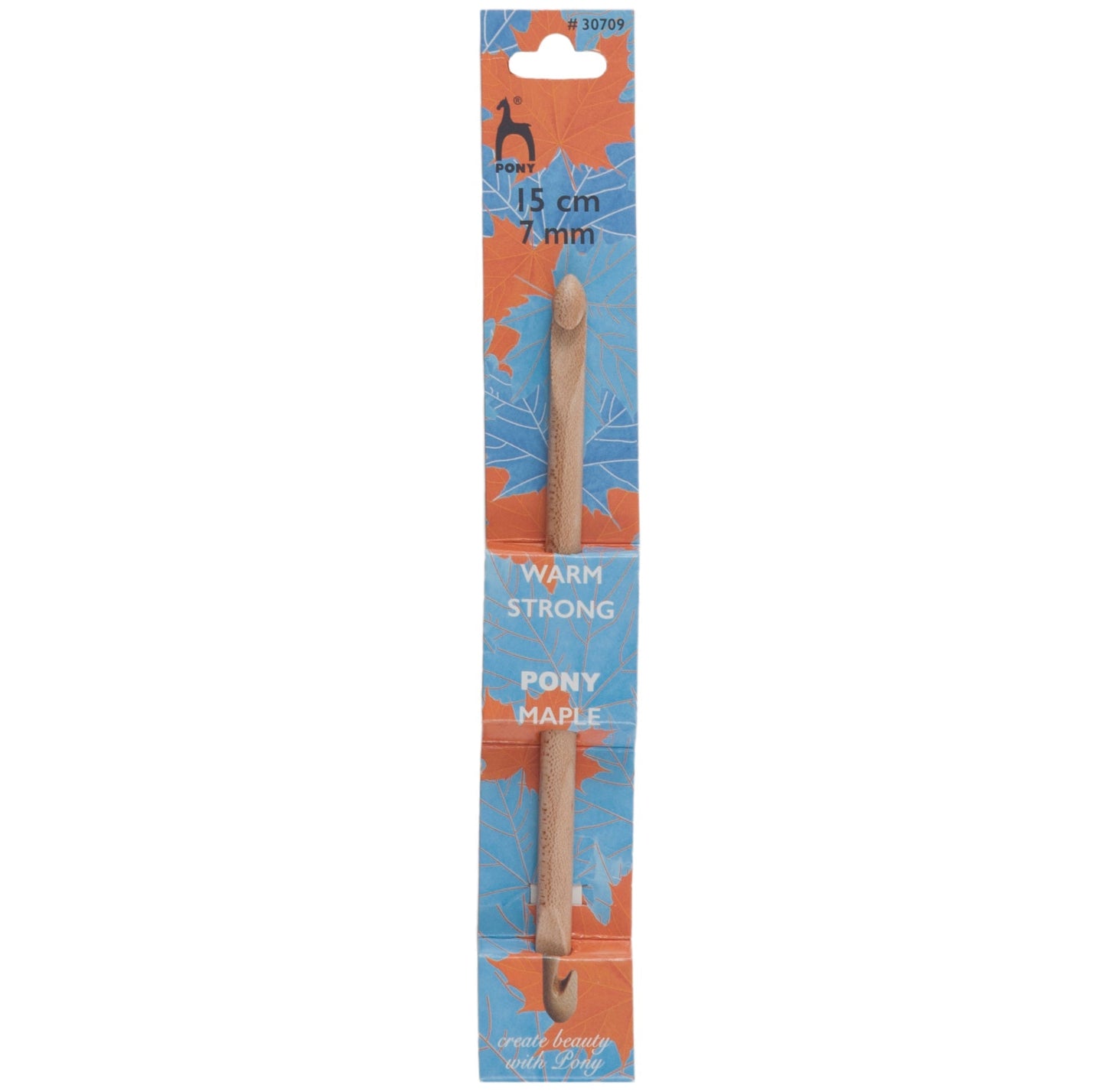 Pony Maple Hardwood Double Ended Crochet Hook Polished Crafts 15cm - Select Size - Home - Crafts