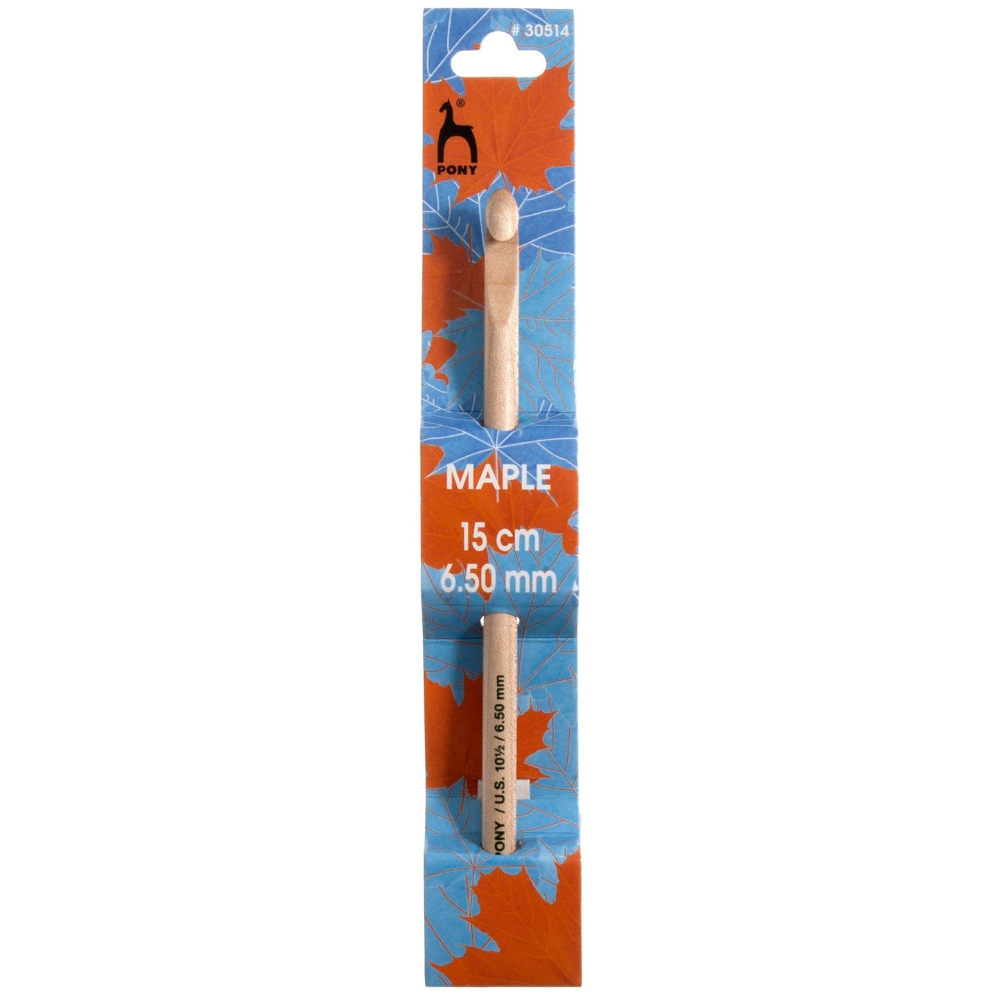 Pony Maple Wood Standard Crochet Hook Polished Crafts 15cm/17cm - Select Size - Home - Crafts
