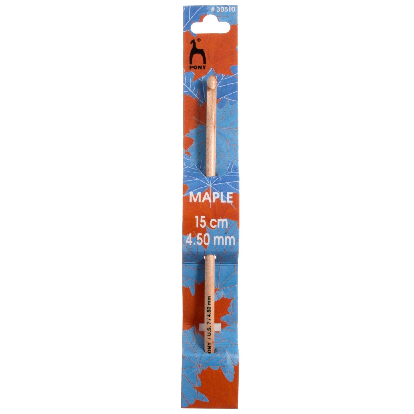 Pony Maple Wood Standard Crochet Hook Polished Crafts 15cm/17cm - Select Size - Home - Crafts