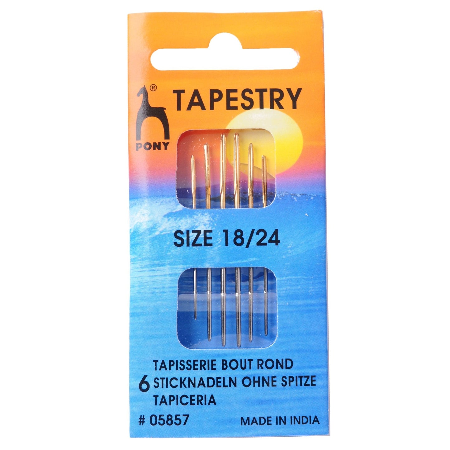 Pony Tapestry Needles Gold Eye Blunt Tip Hand Sewing Yarn Crafts - Select Size - Home - Crafts