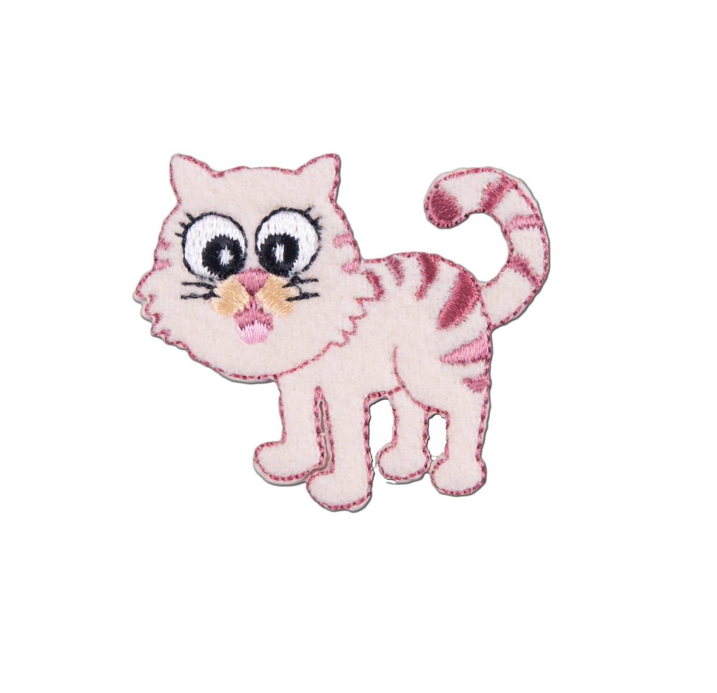 Sew On Motifs Lace Jeans Dresses Garments Appliques Patches 4.2 cm - Pink Cat - Home - Crafts