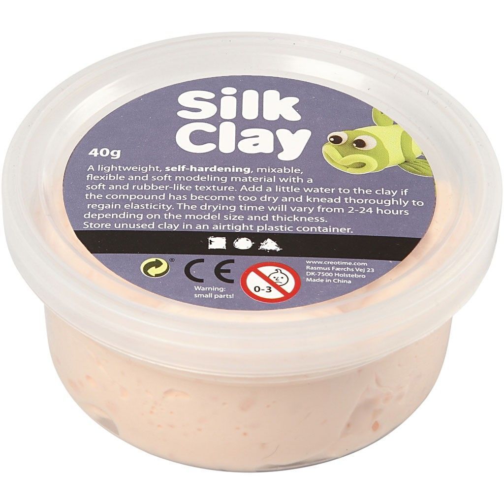 Skin Colour Pliable Lightweight Modelling Compound With Plastic Tub 40 g - Home - Crafts