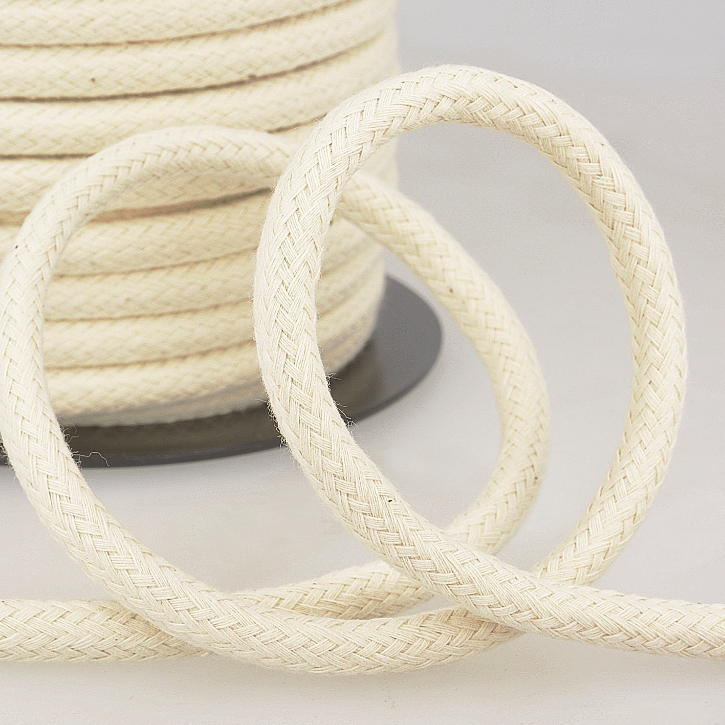 Stephanoise Natural Cotton Piping Cord Macramé Trimmings Crafts - Select Size - Home - Crafts