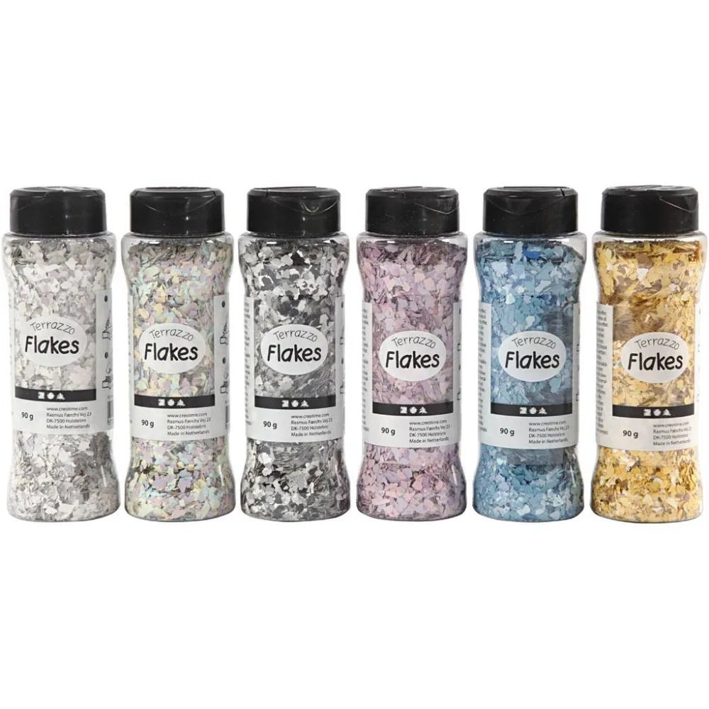Terrazzo Fashion Paint Flakes DIY Crafting Supplies Decoration Projects