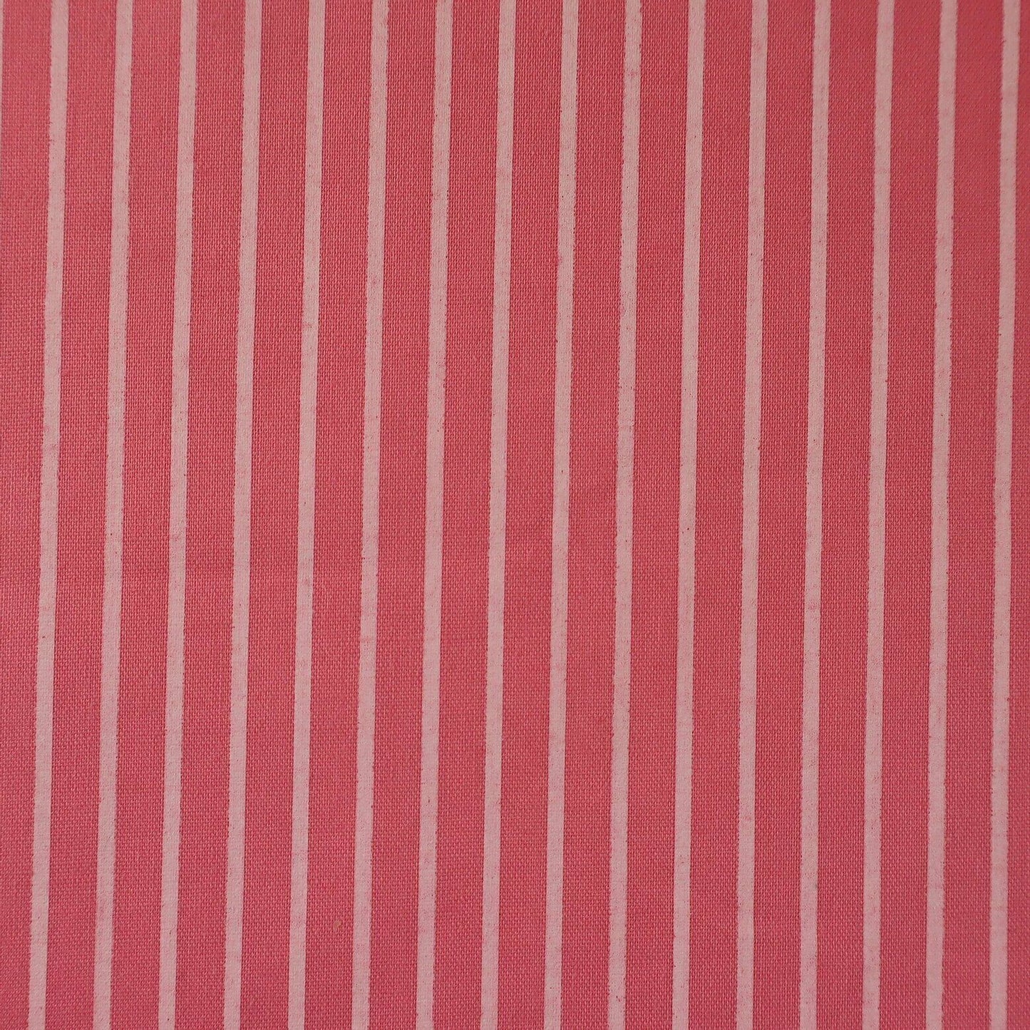 Ticking Stripes Vintage Shabby Chic Polycotton Floral Fabric