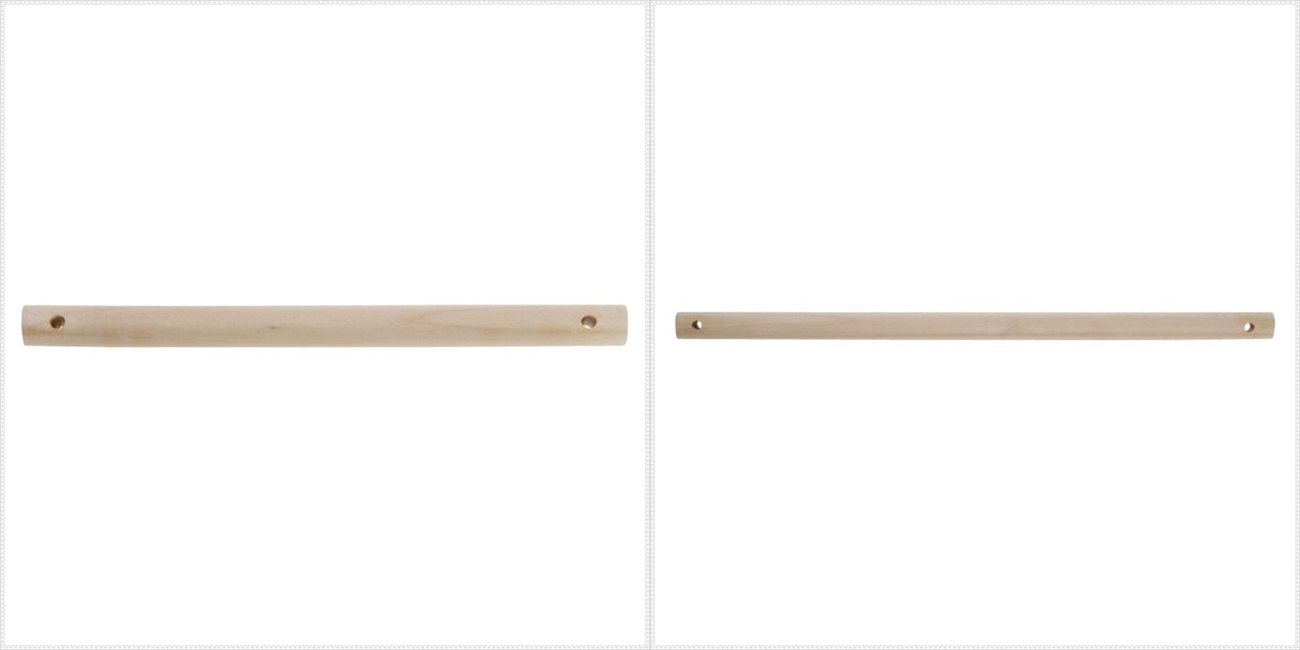 Trimits Birch Wood Dowel Wall Hanging Decor Macramé Crafts D: 15mm - Select Size - Home - Crafts