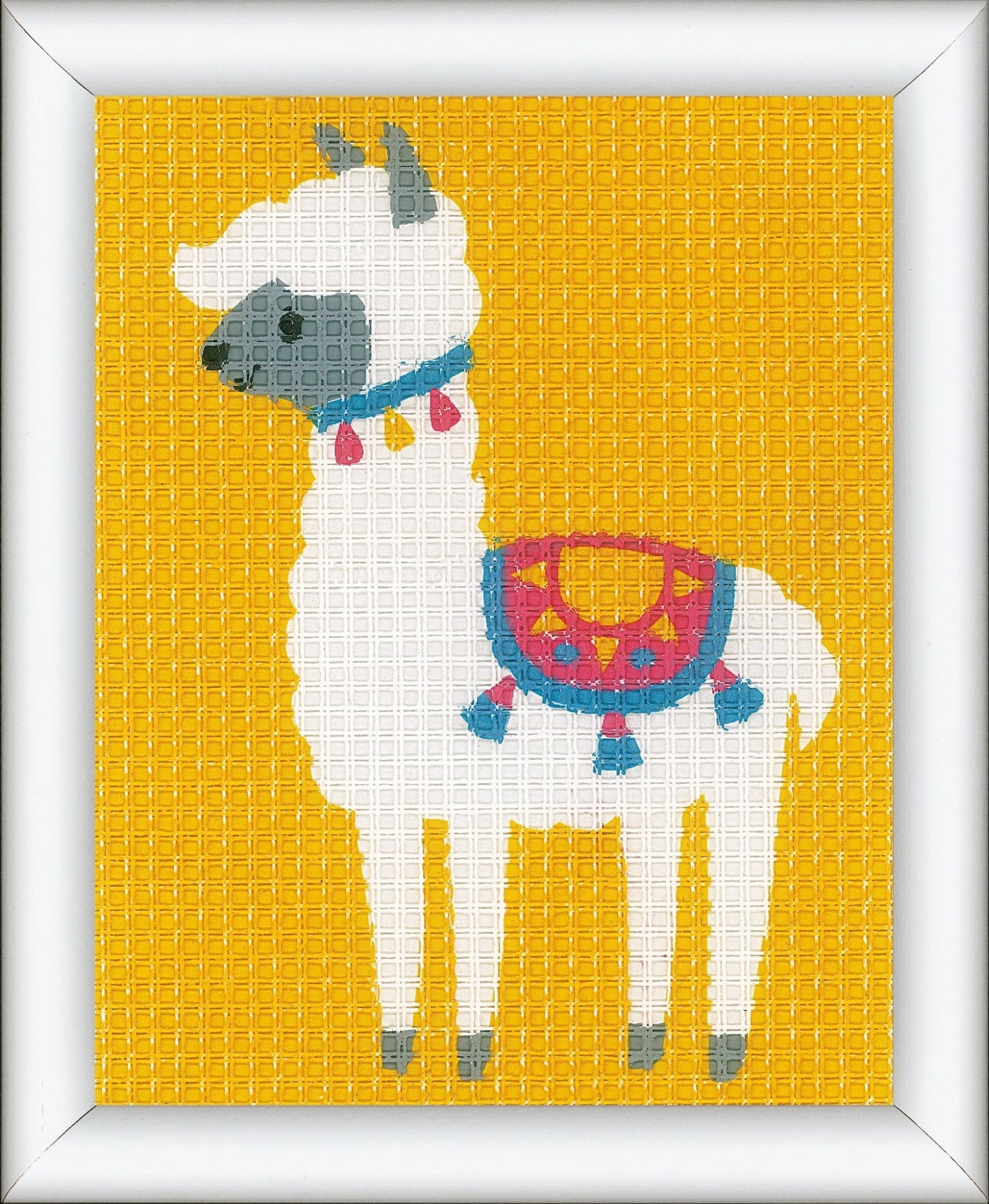 Vervaco Needlepoint Tapestry Canvas Kit Needlecraft 12.5x16cm - Llama - Home - Crafts