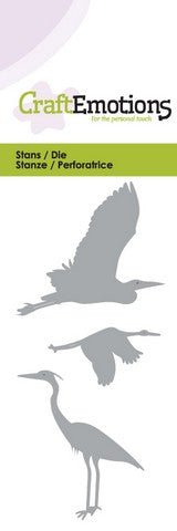 Waterfowl Stencil Die Universal Embossing Cutting Machine Sizzix Card Making - Home - Crafts