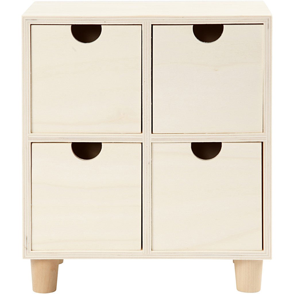 Wooden Chest of Drawers Home Furnishings Decorations Crafts 20x23x11.5 cm - Home - Crafts
