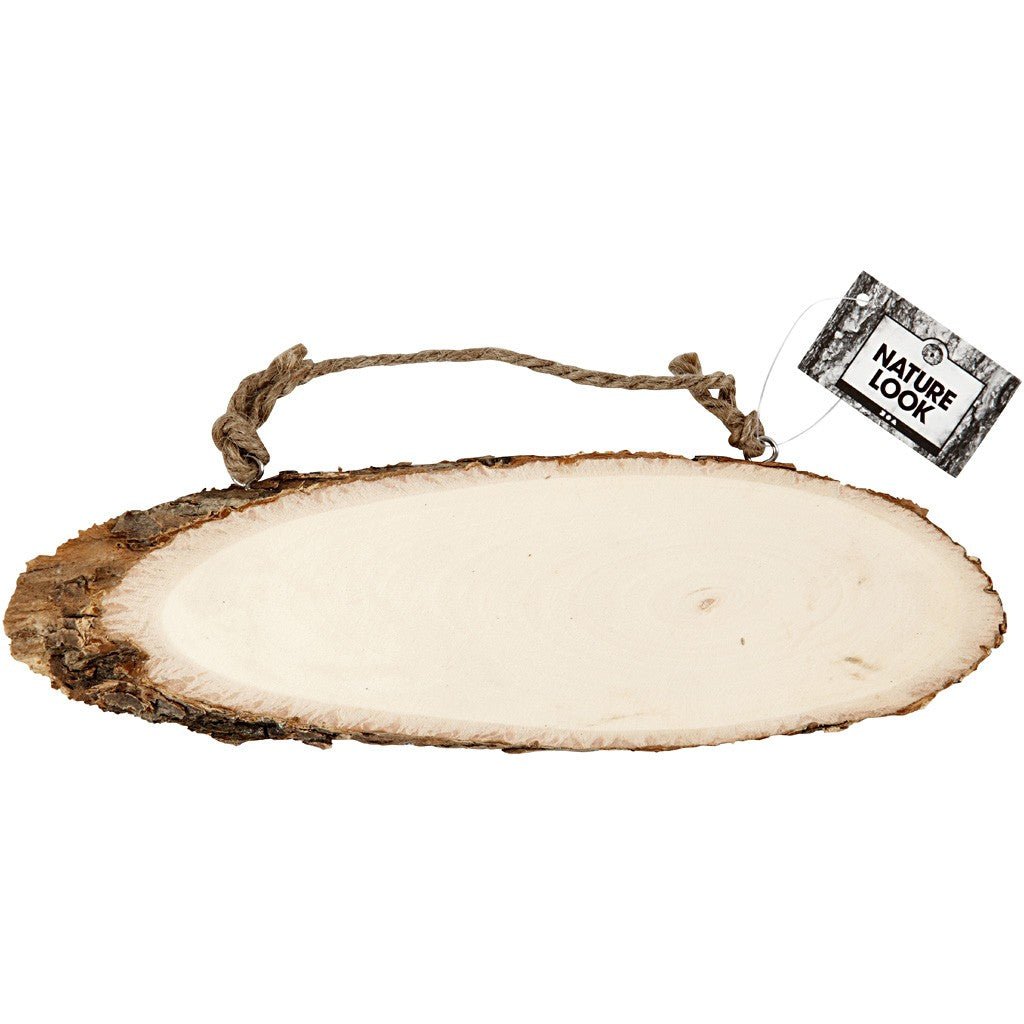 Wooden Door Sign Decorative Hanging W:23 - 28 cm, H: 6 - 10 cm - Home - Crafts
