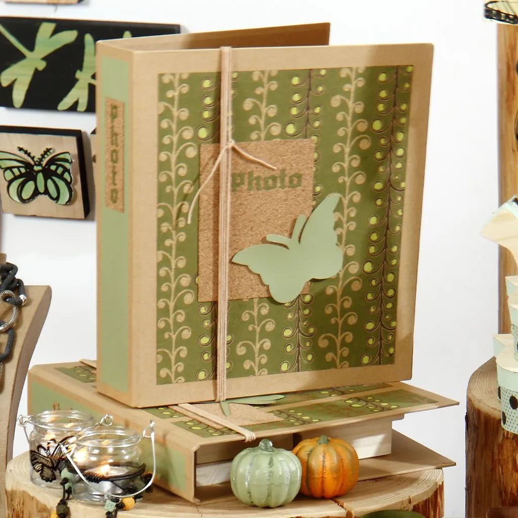 A Decorated Ring Binder - Home-Crafts