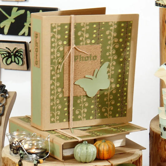 A Decorated Ring Binder - Home-Crafts