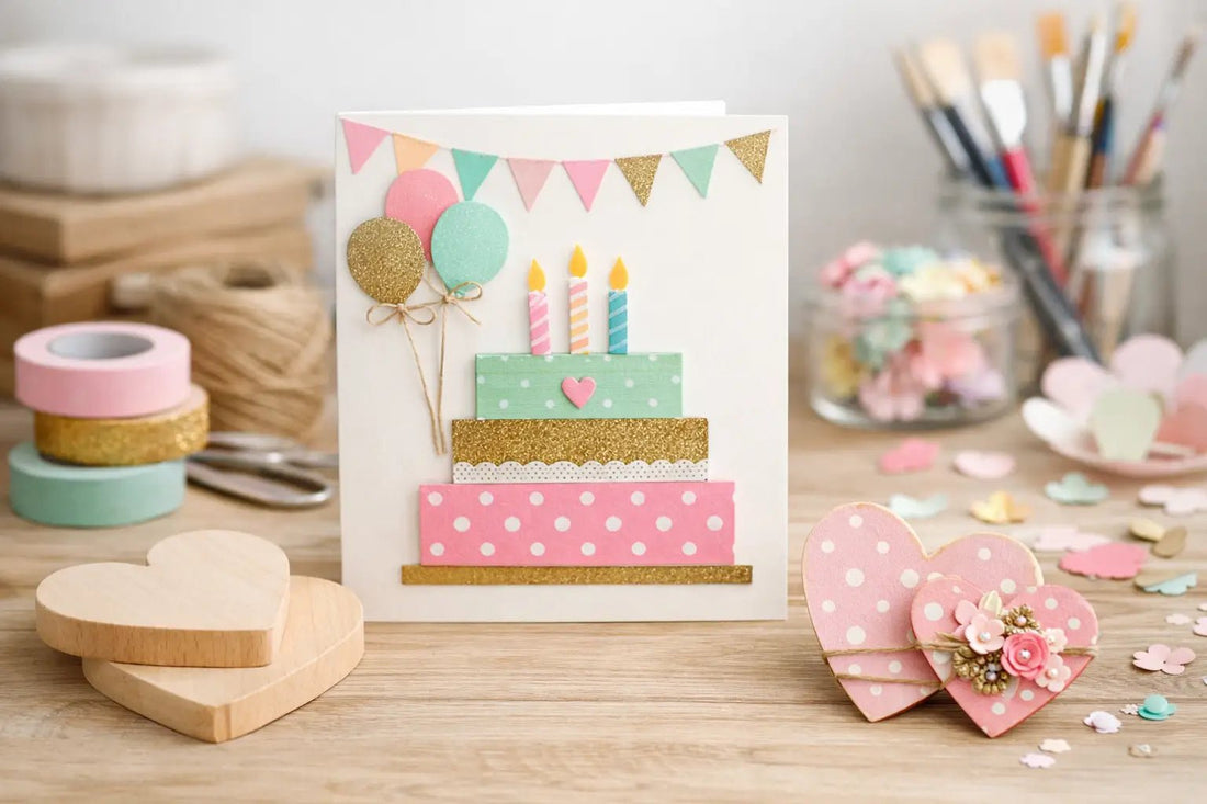 A Handmade Birthday Card Example to Make - Home-Crafts