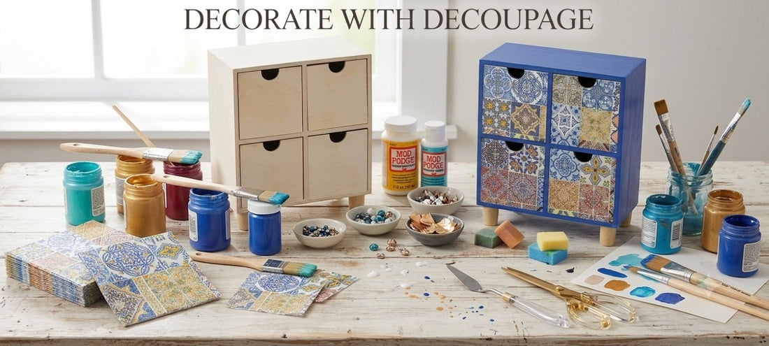 How to Decoupage Wooden Furniture That Lasts - Home-Crafts