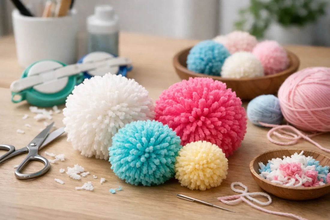 How to Make Pom Poms That Look Full and Fluffy - Home-Crafts