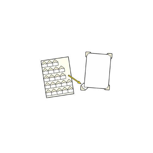 Creative Photo Corners Mix Pack Embossed Self-Adhesive Embellishment Decoration Craft