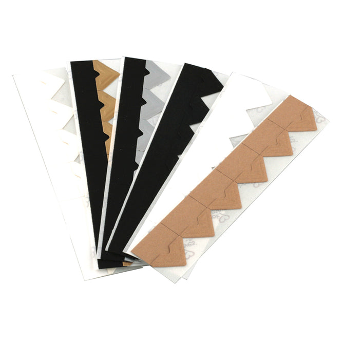 Creative Photo Corners Mix Pack Embossed Self-Adhesive Embellishment Decoration Craft