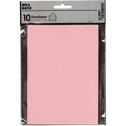 10 x Envelopes hammered Rectangular Various Colours Office Mailing Supply