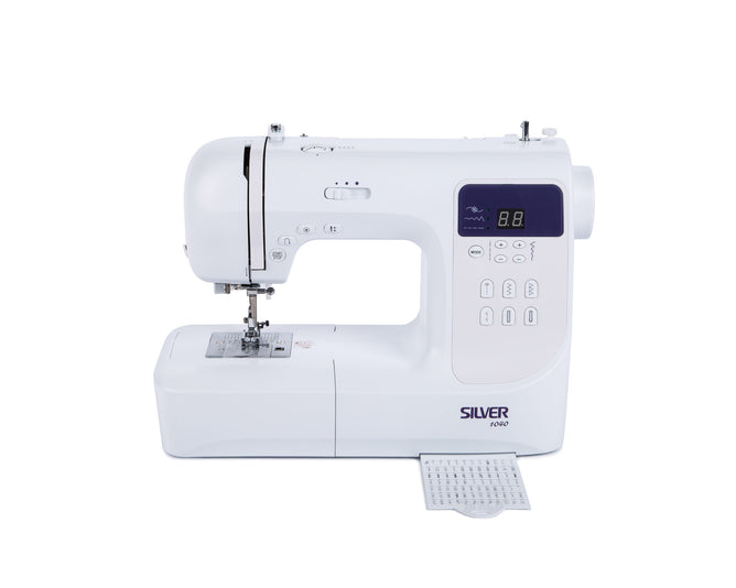 Silver Viscount 1040 Sewing Machine Computerized - 80 stitches - 70 5 x 1 step buttonhole