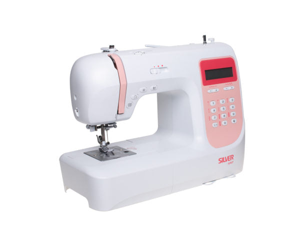 Silver Viscount 1045 Sewing Machine Computerized - 110 stitches - 70 x 1 Step Buttonhole