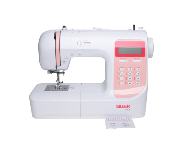 Silver Viscount 1045 Sewing Machine Computerized - 110 stitches - 70 x 1 Step Buttonhole