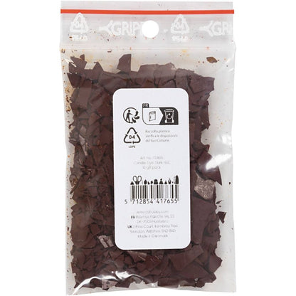 10g Dark Red Universal Candle Dye Flakes - Concentrated Color Pigments for Soy Wax, Paraffin & Candle Making - Home - Crafts