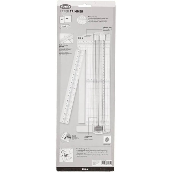 Paper Trimmer Cutter Printed Guidlines Cuts Upto 5 Sheets 80g Card Making