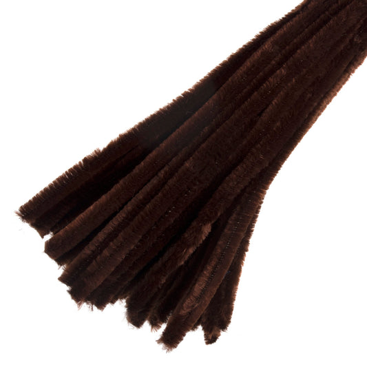 15pc Chenille Stems Pipe Cleaners - 30cm x 12mm Various Colours Crafts Projects