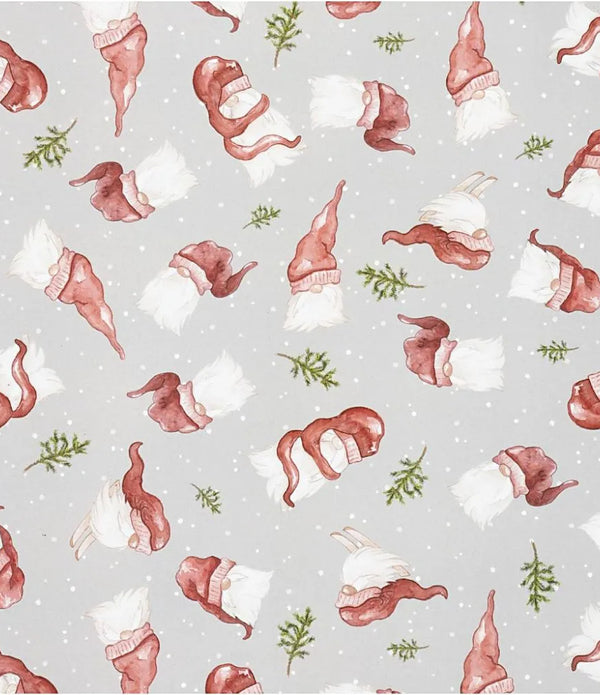 2M Santa With A Large Hat Gift Wraps High-Quality Wrapping Paper Motifs