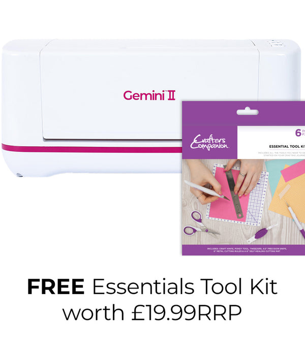 Crafter's Companion Gemini II Die Cutting and Embossing Machine Bundle Worth £279