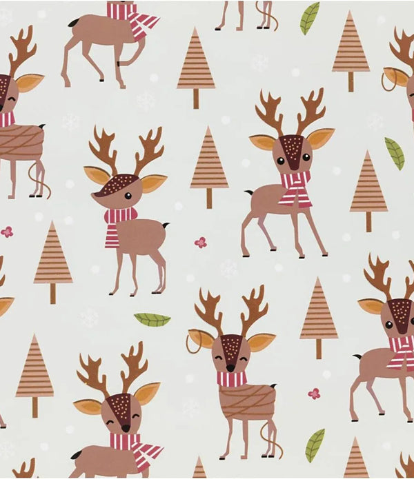 5M Bambi Xmas Gift Wraps High-Quality Wrapping Paper Motifs