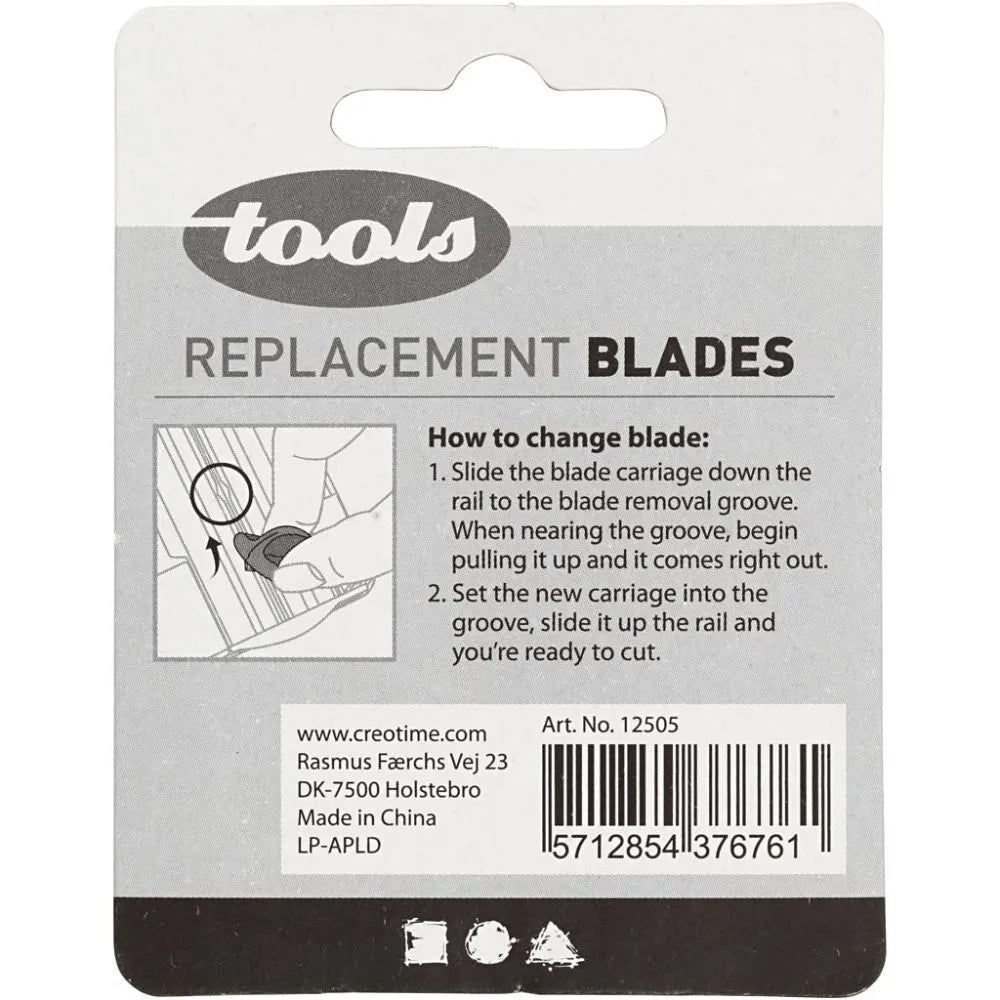 2 x Paper Trimmer Replacement Blades Making Cards Invitations Model 12503 and12504