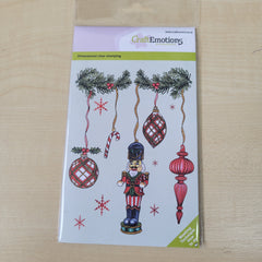 Craft Emotions Clear Silicone Stamp - Christmas Nutcracker