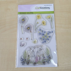 Craft Emotions Clear Silicone Stamp - Garden Lamb