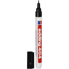 Edding 404 Permanent Marker 0.75 mm Line Black Waterproof Pen x 1 Stationary