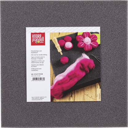 25cm Square Felting Base Block Needle Soft Foam Reusable