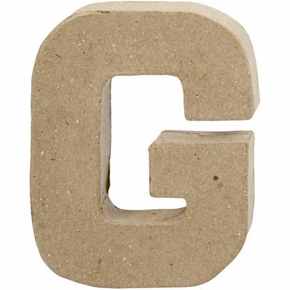 Standing Letters Decorated with Decoupage Paper