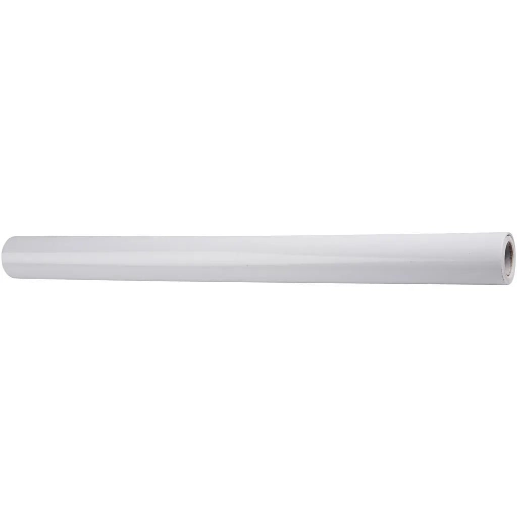 2m x Self - Adhesive Whiteboard Roll Sheet 45cm White Wall Sticky Re - usable Kids - Home - Crafts