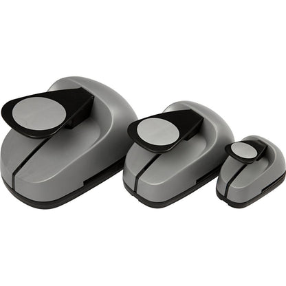 3 - Piece Nested Circle Craft Punch Set - 25/49/75mm Paper Punches for Scrapbooking - Home - Crafts