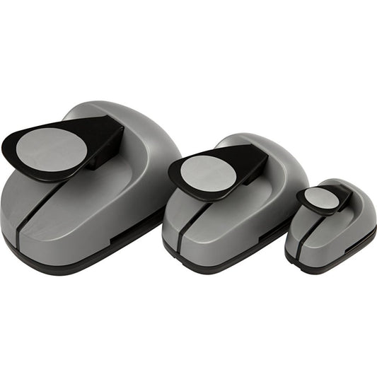 3 - Piece Nested Circle Craft Punch Set - 25/49/75mm Paper Punches for Scrapbooking - Home - Crafts