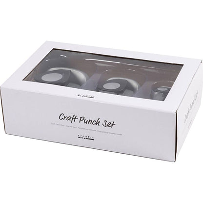 3 - Piece Nested Egg Craft Punch Set - 25/50/76mm Paper Punches for Scrapbooking - Home - Crafts