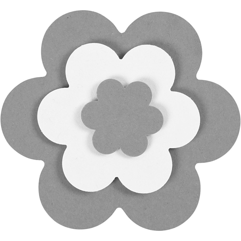 3 - Piece Nested Flower Craft Punch Set - 25/49/75mm Paper Punches for Scrapbooking - Home - Crafts