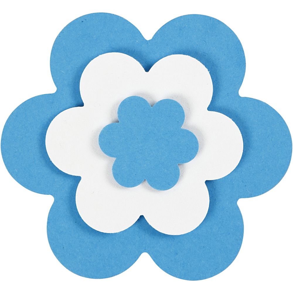 3 - Piece Nested Flower Craft Punch Set - 25/49/75mm Paper Punches for Scrapbooking - Home - Crafts