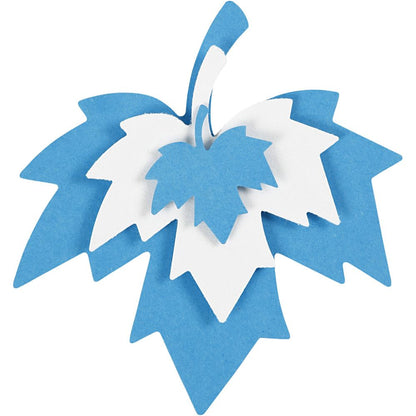 3 - Piece Nested Maple Leaf Craft Punch Set - 25/49/75mm Paper Punches for Scrapbooking - Home - Crafts