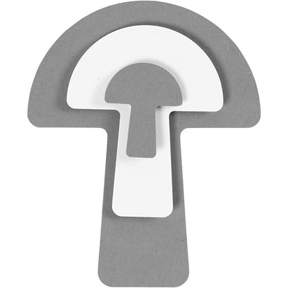 3 - Piece Nested Mushroom Craft Punch Set - 25/50/75mm Paper Punches for Scrapbooking - Home - Crafts