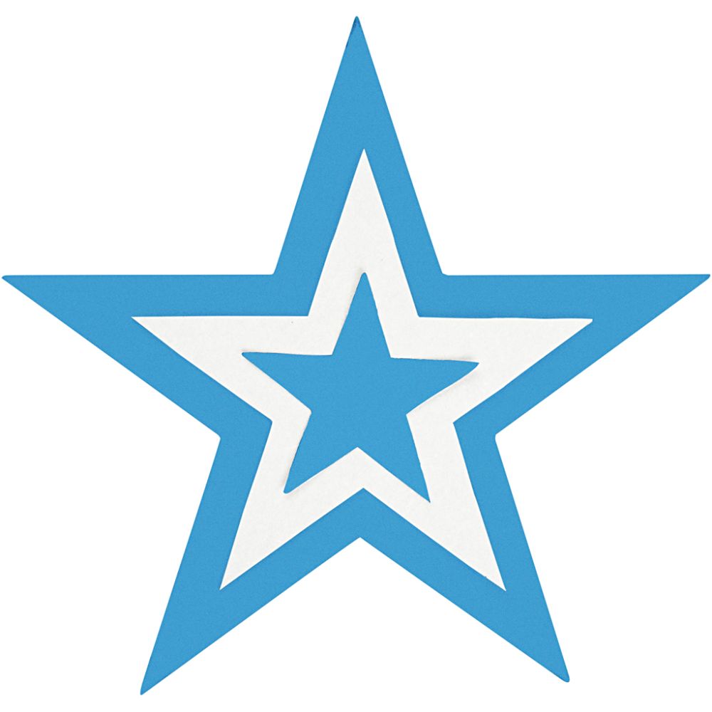 3 - Piece Nested Star Craft Punch Set - 25/49/75mm Paper Punches for Scrapbooking - Home - Crafts